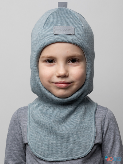 Шапка-шлем "NK"   20101-01, цвет серый р. 50-52
