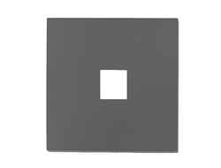 Лицевая панель для одиночной информационной розетки, базальт Rikett - 35441 BT