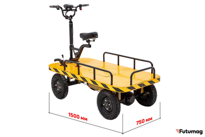 Платформенная электротележка RuTrike СКЛАД 1500