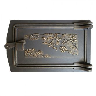 Дверка поддувальная ДП-2 &quot;Полесье&quot; с установочными размерами 250х140 мм,с патиной