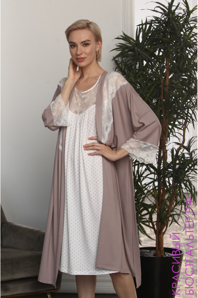 Пеньюар из вискозы VALERIA 70011