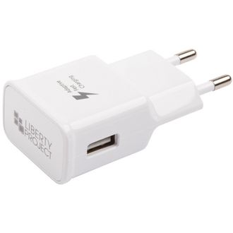 Зарядное устройство сетевое, 1 USB, Fast + Type-C, LP, 0L-00032741