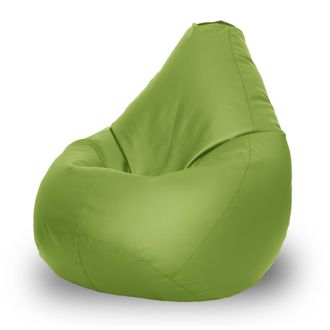 Кресло мешок груша Boss ЭкоКожа зелёный