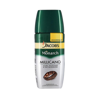 Кофе растворимый с молотым Jacobs Monarch Millicano 95 г