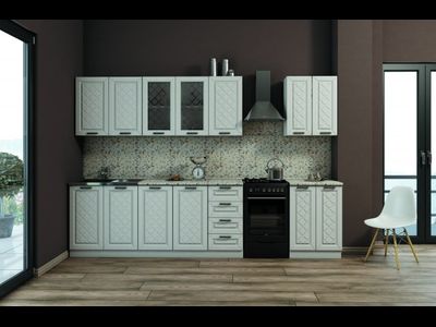 Кухня "Агава" 2,6м (светлая)