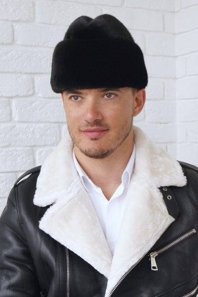 Пилотка "Джаз" норка натуральная