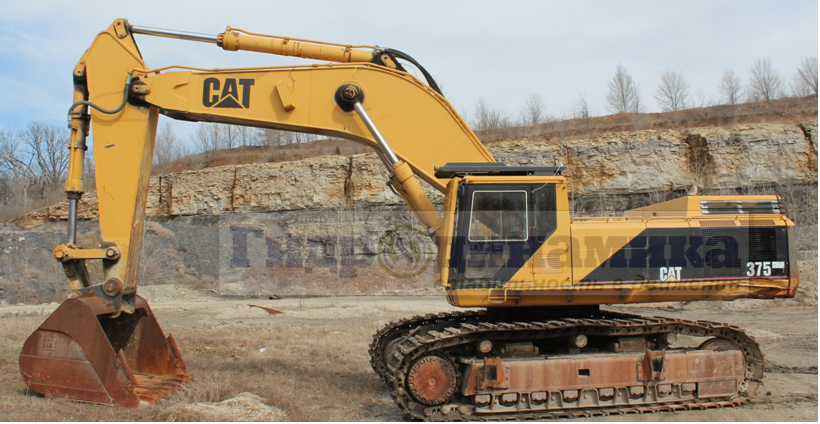 Модель экскаватора Caterpillar 375