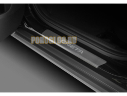 Накладки порогов Rival для Hyundai Creta 2021-