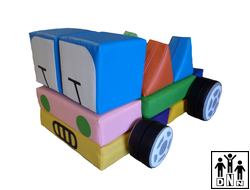 Мягкий модульный Конструктор «Грузовичок»