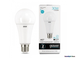 Gauss Elementary LED A67 30w 830/840/865 E27