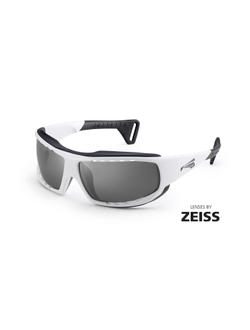 Спортивные очки LiP Typhoon / Gloss White - Black / Zeiss / PA Polarized / Methane Smoke