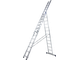 Алюминиевая трёхсекционная универсальная лестница