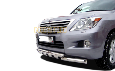 Защита переднего бампера (G) d76 для Lexus LX 570 (2013-2015)