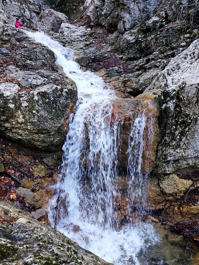 Водопады Бойка зимой