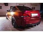 Процесс передачи цвета перламутровой виниловой плёнки каберне-бронза. BMW 1M #WRAPLORD