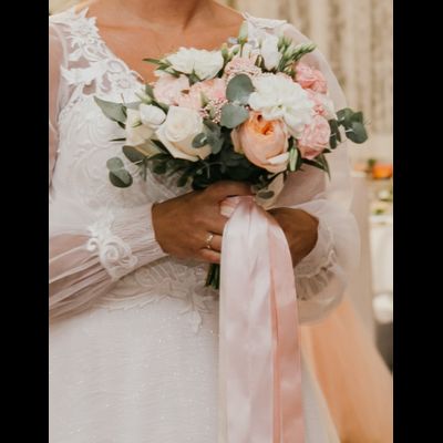 Букет невесты &amp; Бутоньерка № 1352