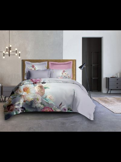 Постельное белье мако-сатин полутороспальное 150x200x1 180x230x1 50x70x2 TIS04-822