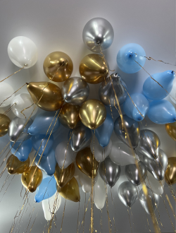 Коробка с 50 шариками внутри на выписку