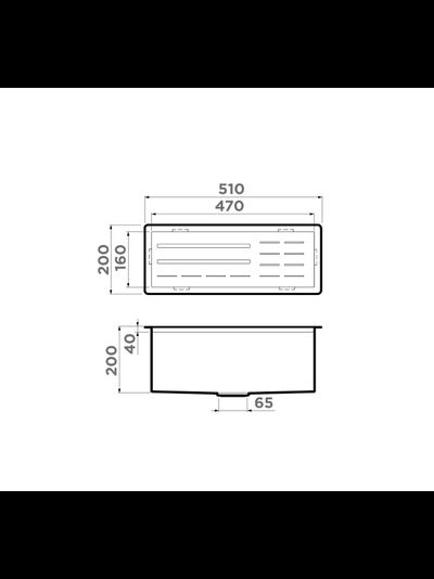 Встраиваемая сушка для посуды DRY-04