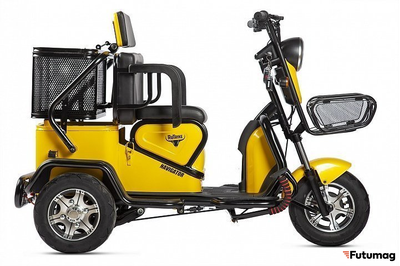 Трицикл Rutrike Навигатор желтый