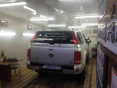 Кунг Sammitr SUV Plus V4 серебристый 8E8E на VW Amarok от AvengerUral.ru Установка и отправка по РФ!