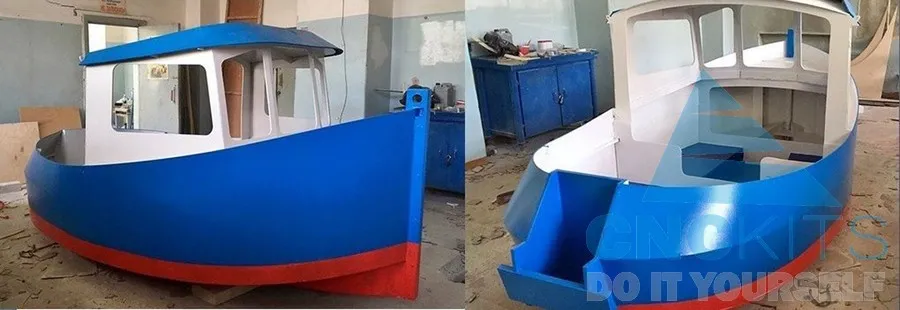 Постройка мини-буксира Фото 48