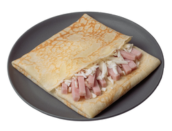 блин ветчина и сыр