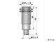 Индуктивный взрывозащищенный датчик SNI 17-7-D-P12 резьба М22х1,5