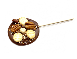 Шоколадная медианта XXL Молочный шоколад с орехами. Вес 45-50 грамм.