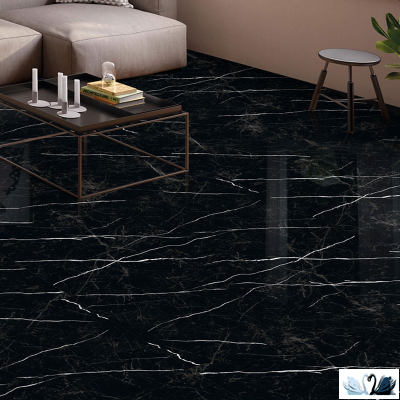 Керамогранит Staro Palacio Nero Marquina 60х120 см глянцевый