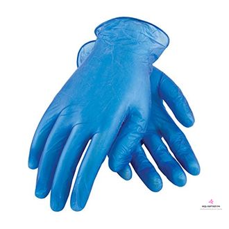 Перчатки ВИНИЛ Голубые уп. 50 пар размер S
