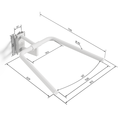 Брусья навесные на базовую шину