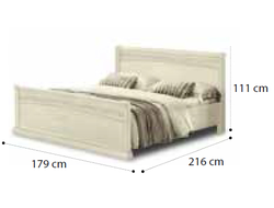 Кровать "Tiziano" с изножьем 160х200 см