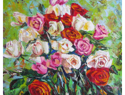 Картина Розы в сентябре Круглова Светлана