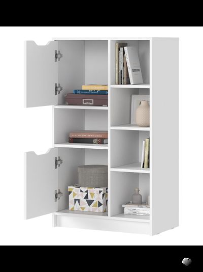 Руна СТЛ 02 Стеллаж Белый/Белый