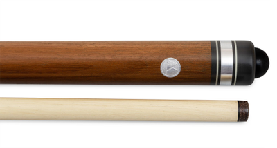 Кий / пирамида 2-pc "Классика" (термограб, коричневый, черный) 13 запилов