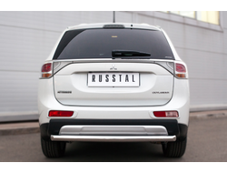 Защита заднего бампера d63 (дуга) MITSUBISHI OUTLANDER 2014-2015