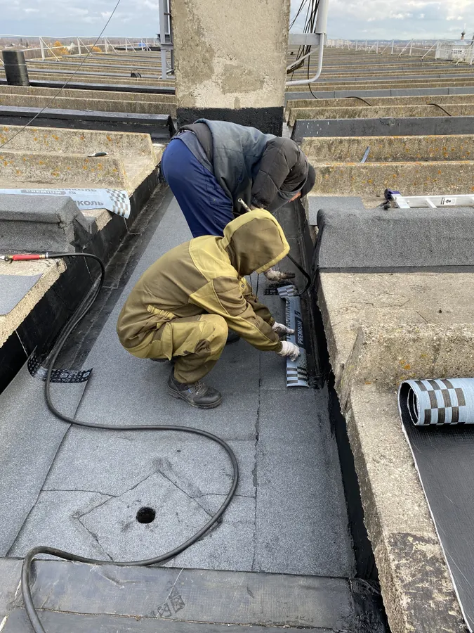 устройство наплавляемой кровли