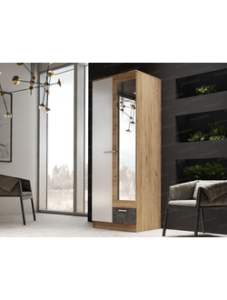 Шкаф Адель 800 Дуб вотан (Эра)