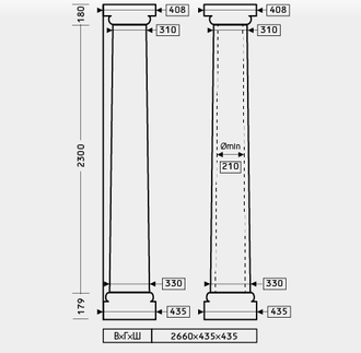 Колонна 4.30.101 - d330мм