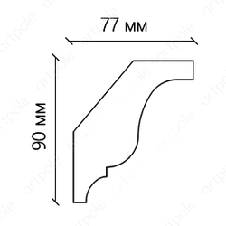 Карниз гладкий SKT9