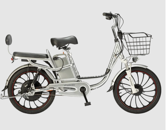 Электровелосипед TIMETRY D203 20" Серебристый