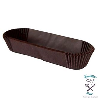 Капсулы бумажные OV7 коричневые 34*136*26,5 мм, 100 шт