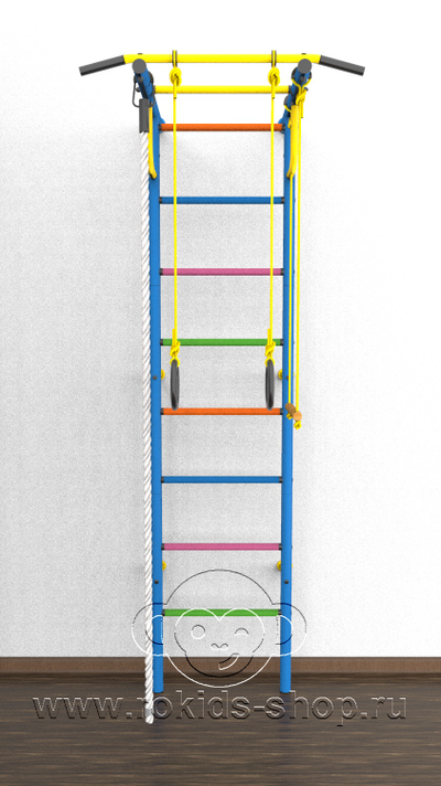ДСК-2.с "Роки-1ц" цветные ступеньки ПВХ от Rokids - вид спереди