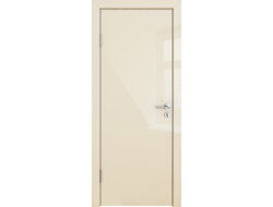 Межкомнатная глянцевая дверь  GL цвет ваниль