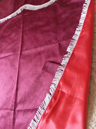 Шторы комплект спальное место бордо (БРУНО)