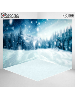 Фотофон 3D пазловый «Зимние просторы»