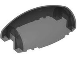 Windscreen 10 x 6 x 3 Bubble Canopy Double Tapered with Square Front Cutout, Trans-Black (2023) (10312 / 6474470)