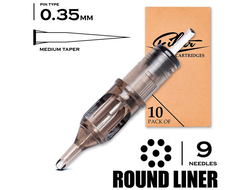 9 RLMT/0.35 - Round Liner Medium Taper "EZ FILTER"
