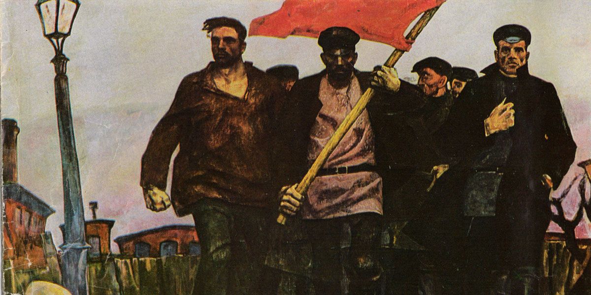 «1905 год», 1967г., холст, масло, 200х290